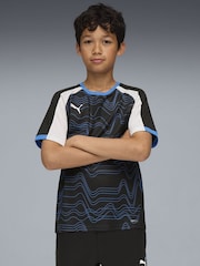 Puma Black IndividualLIGA Youth Boys Graphic Football Jersey - Image 1 of 4