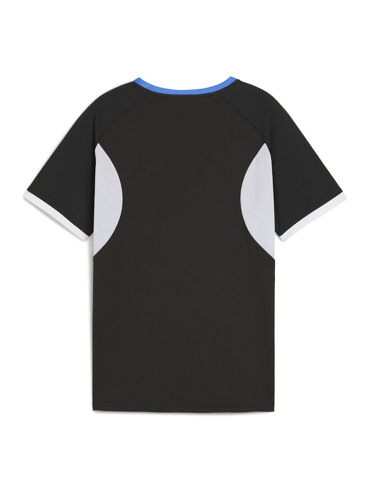 Puma Black IndividualLIGA Youth Boys Graphic Football Jersey - Image 4 of 4 Puma Black IndividualLIGA Youth Boys Graphic Football Jersey - Image 4 of 4