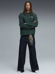 Puma Green WARDROBE ESS Mens Relaxed Hoodie - Image 3 of 5
