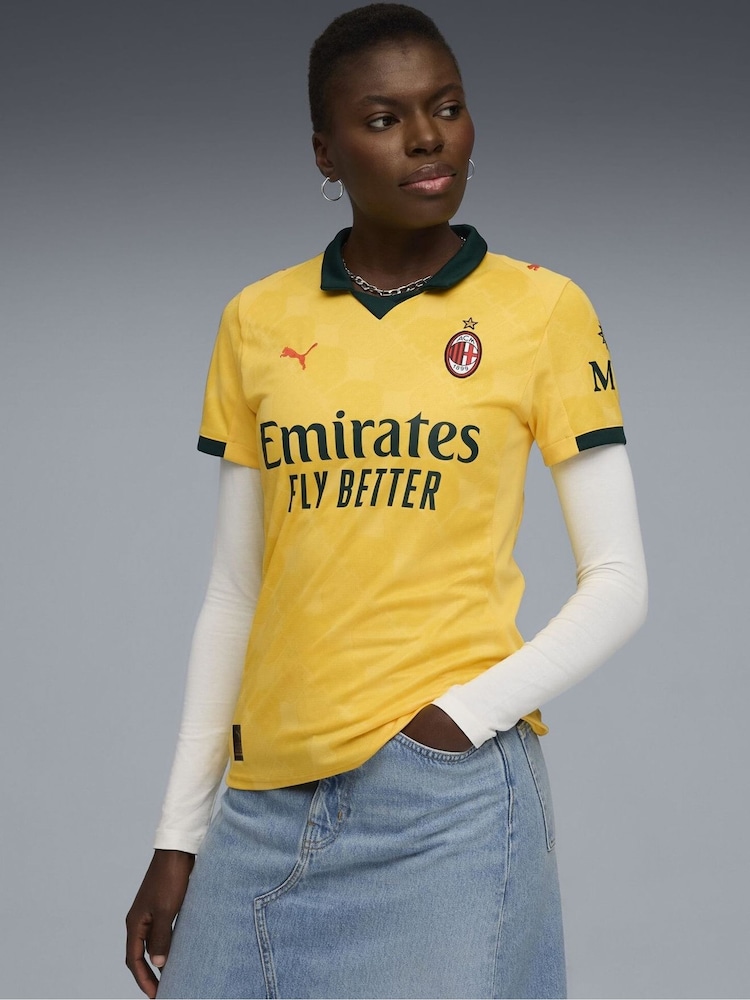 Puma Yellow AC Milan 25/26 Womens Third Jersey - Image 1 of 7