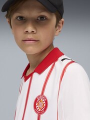 Puma White Girona FC 25/26 Boys Home Jersey - Image 2 of 4