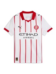 Puma White Girona FC 25/26 Boys Home Jersey - Image 3 of 4