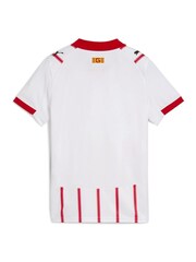 Puma White Girona FC 25/26 Boys Home Jersey - Image 4 of 4