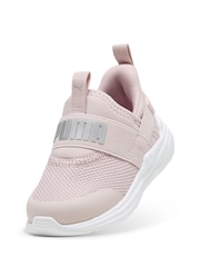 Puma Pink Soft Wired 2 Sliptech Girls Sneakers - Image 4 of 6