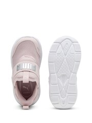 Puma Pink Soft Wired 2 Sliptech Girls Sneakers - Image 5 of 6