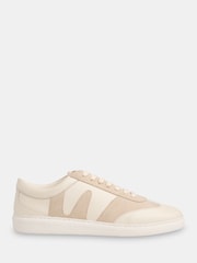 Whistles White Suede Leather Mix Trainers - Image 1 of 4