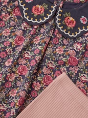 Monsoon Blue Baby Floral Blouse & Leggings Set - Image 3 of 3