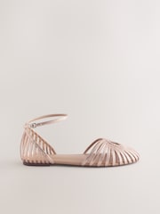 Rozā zelts - Forever Comfort® Bling divdaļīgi plakanie apavi - Attēls 6 no 8