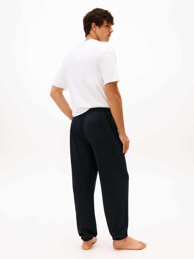 Tommy Hilfiger Blue Slim Joggers - Image 2 of 5 Tommy Hilfiger Blue Slim Joggers - Image 2 of 5