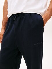Tommy Hilfiger Blue Slim Joggers - Image 3 of 5