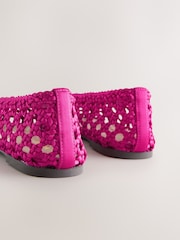 Pink Forever Comfort® Satin Weave Ballet Flats - Image 8 of 9