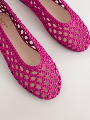 Pink Forever Comfort® Satin Weave Ballet Flats - Image 9 of 9