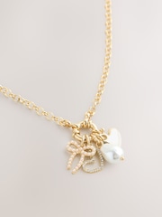 Gold Tone Interchangeable Charm Necklace - Image 4 of 5