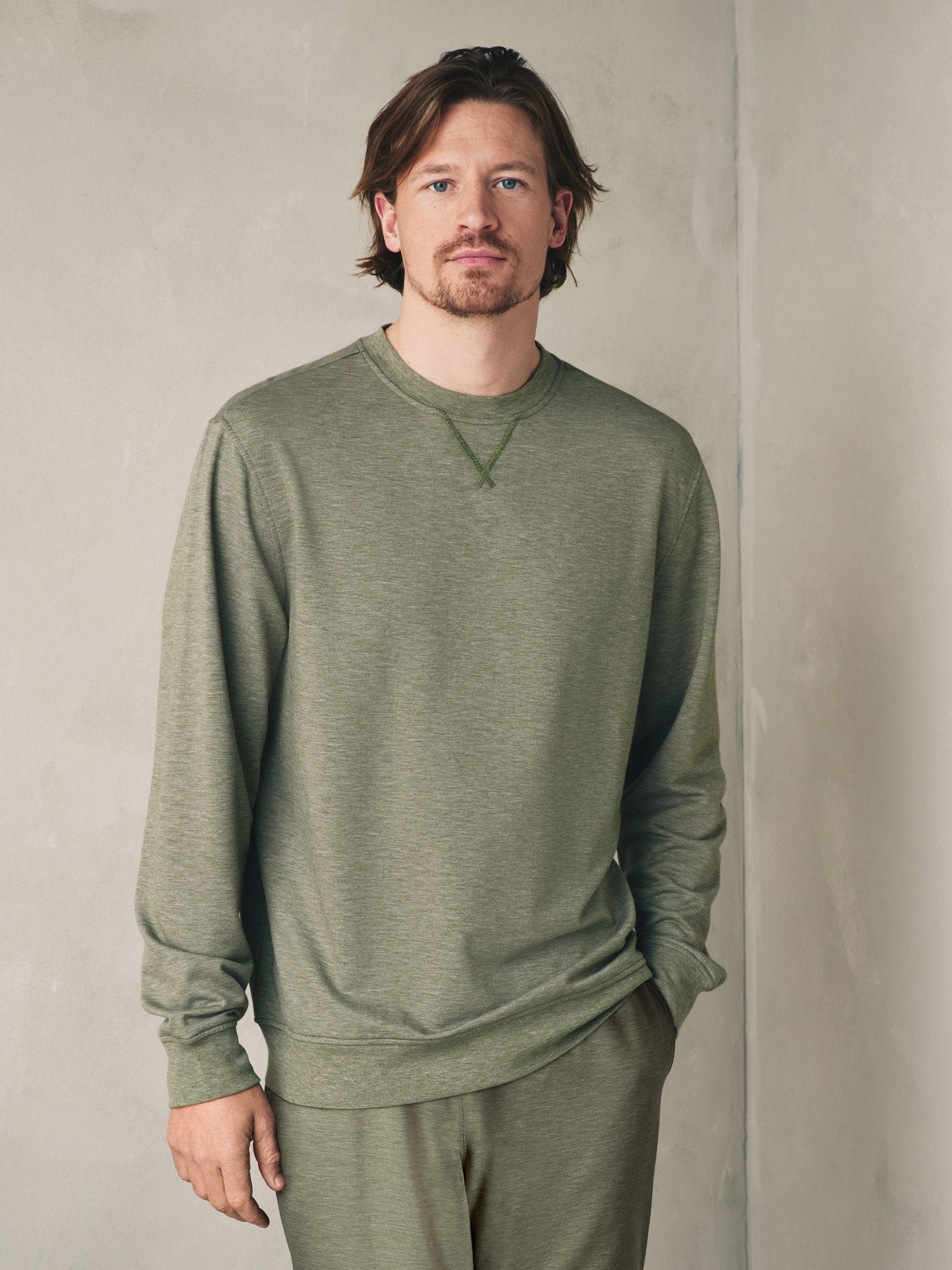 Buy Sage Green Soft Touch Crew Neck Jumper from Next Romania