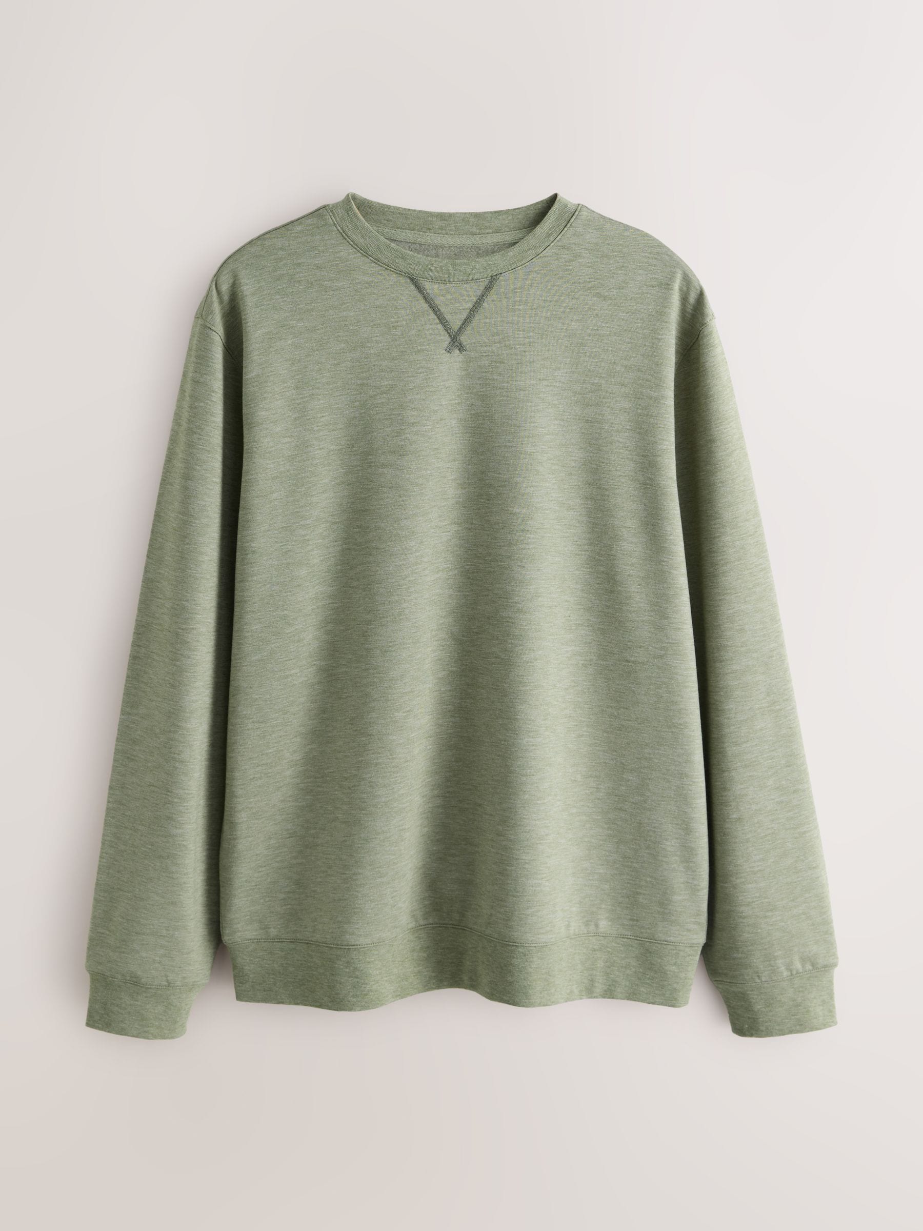 Buy Sage Green Soft Touch Crew Neck Jumper from Next Ireland