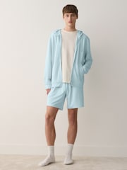 Light Blue Soft Touch Lightweight Hoodie - Image 3 of 8