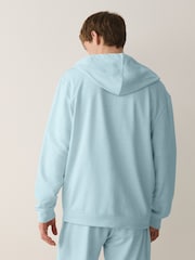 Light Blue Soft Touch Lightweight Hoodie - Image 4 of 8