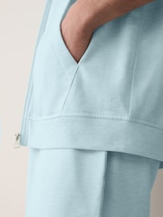 Light Blue Soft Touch Lightweight Hoodie - Image 5 of 8