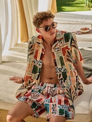 オレンジ - プリント半袖シャツ - 画像 5 / 5