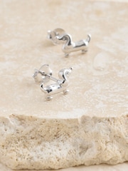 Sterling Argent - Sausage Dog Stud Earrings - Image 5 de 5