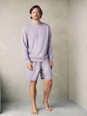 Light Purple Lightweight Soft Touch Crew Neck Jumper - Image 2 of 7