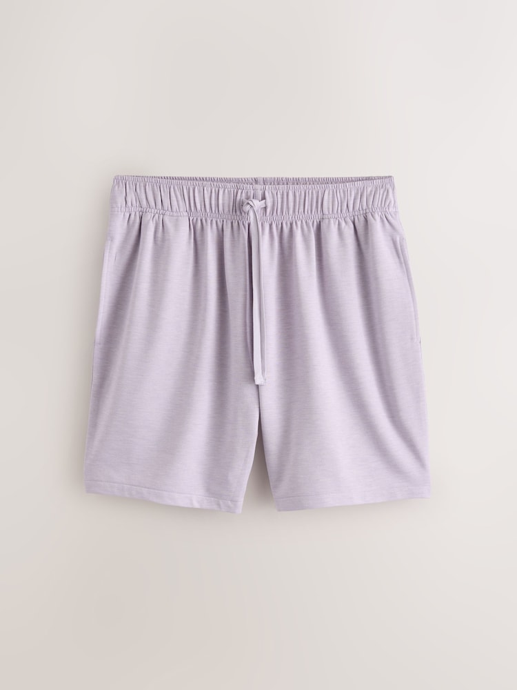 Blue/Pink Soft Touch Lightweight Shorts 2 Pack - Image 2 of 5