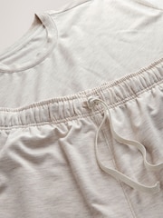 Light Grey Regular Fit Soft Touch Lightweight T-Shirt and Joggers Set - Image 12 of 13