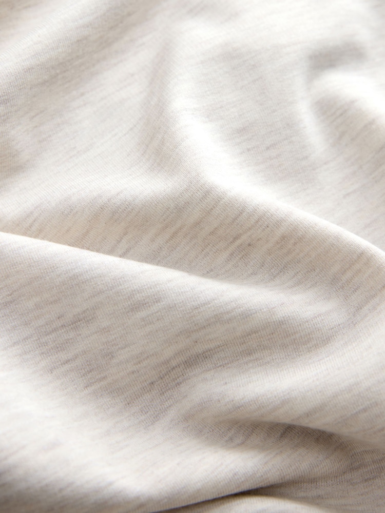 Light Grey Regular Fit Soft Touch Lightweight T-Shirt and Joggers Set - Image 13 of 13