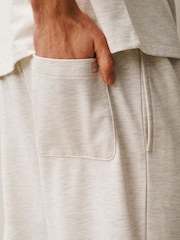 Light Grey Regular Fit Soft Touch Lightweight T-Shirt and Joggers Set - Image 4 of 13