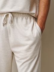 Light Grey Regular Fit Soft Touch Lightweight T-Shirt and Joggers Set - Image 6 of 13