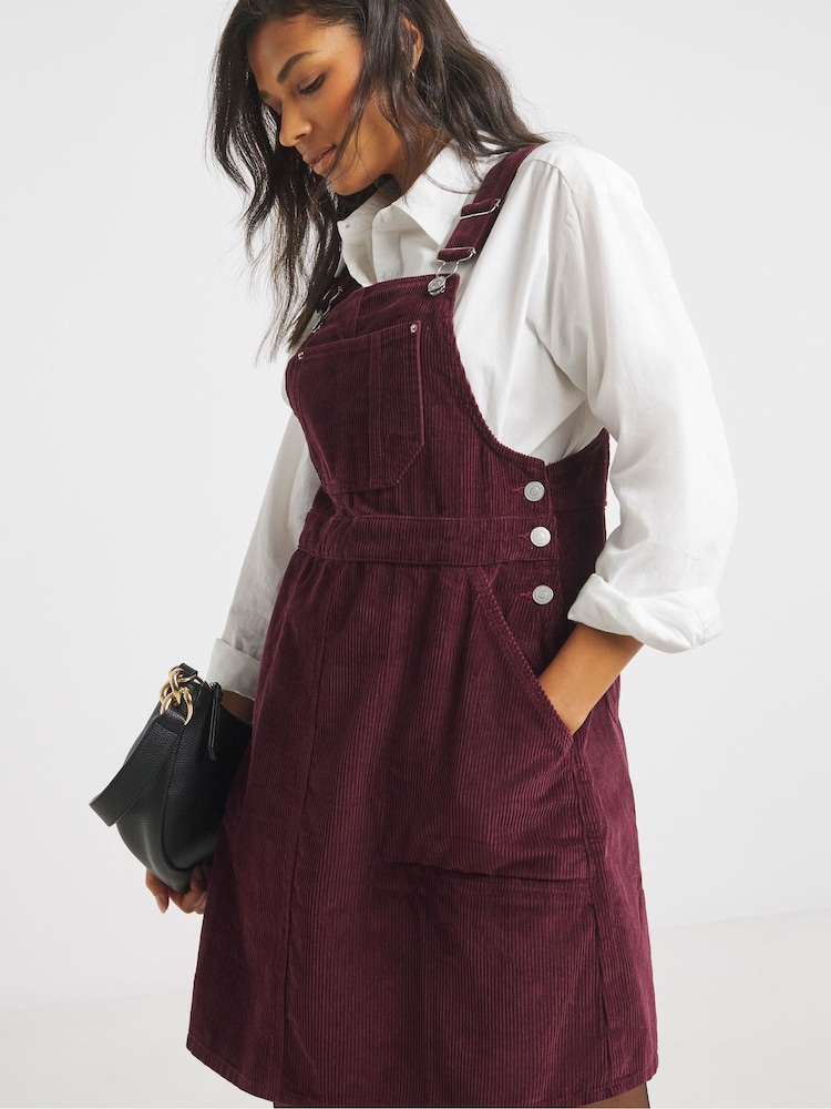 open lace back dress Woonie Red & Cream Dungaree Dress-Solid-Acrylic Handmade-For Infants-Extra  5% Off  duckduckbaby
