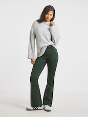 Simply Be Green Flared Pull On Jeggings - Image 3 of 4