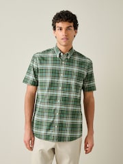 Green Check Trident Short Sleeve Shirt - Image 1 of 8