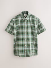 Green Check Trident Short Sleeve Shirt - Image 6 of 8