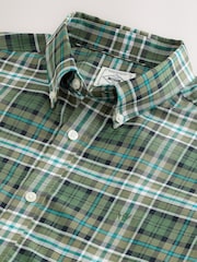 Green Check Trident Short Sleeve Shirt - Image 8 of 8