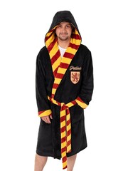 Vanilla Underground Black Harry Potter Gryffindor Hooded Bathrobe - Image 1 of 6