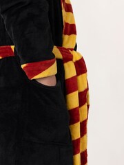 Vanilla Underground Black Harry Potter Gryffindor Hooded Bathrobe - Image 5 of 6