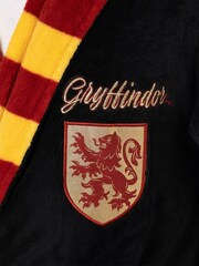 Vanilla Underground Black Harry Potter Gryffindor Hooded Bathrobe - Image 6 of 6
