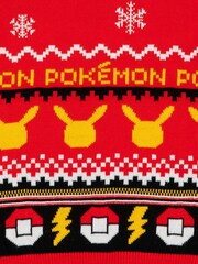 Vanilla Underground Red Pokemon Pikachu Christmas Jumper - Image 6 of 9