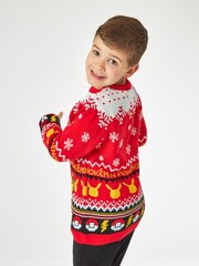 Vanilla Underground Red Pokemon Pikachu Christmas Jumper - Image 8 of 9