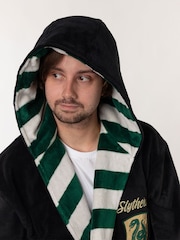 Vanilla Underground Harry Potter Slytherin Hooded Bath Robe - Bild 4 von 6