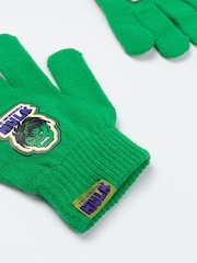 Vanilla Underground Green Marvel Hulk Beanie and Gloves Set - Image 5 of 6