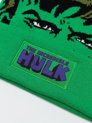 Vanilla Underground Green Marvel Hulk Beanie and Gloves Set - Image 6 of 6