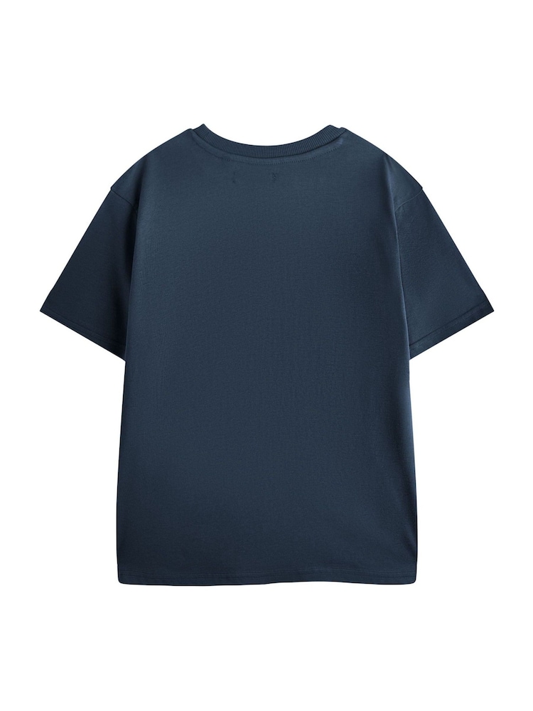 Vanilla Underground Blue Disney Stitch Skateboard Short Sleeved T-Shirt - Image 2 of 6