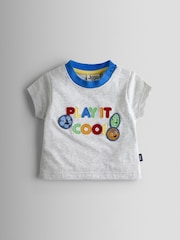 JoJo Maman Bébé Grey Top & Shorts Set - Image 2 of 7