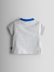 JoJo Maman Bébé Grey Top & Shorts Set - Image 3 of 7