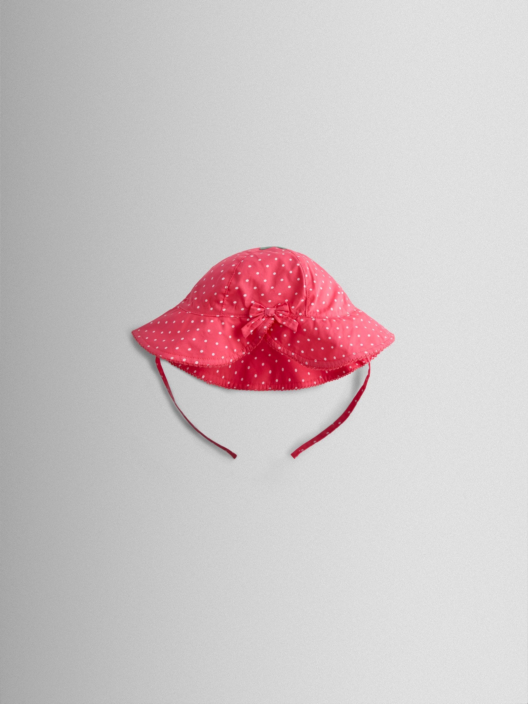 Jojo Maman Bébé Pink Strawberry Sun Hat