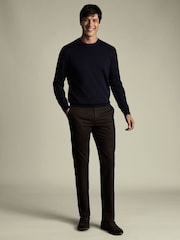 Charles Tyrwhitt Brown Chocolate Slim Fit Ultimate Non-Iron Chinos - Image 2 of 5