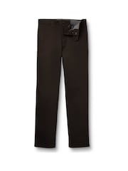 Charles Tyrwhitt Brown Chocolate Slim Fit Ultimate Non-Iron Chinos - Image 4 of 5