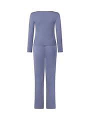 Hunkemoller Blue Pyjamas Set - Image 5 of 5